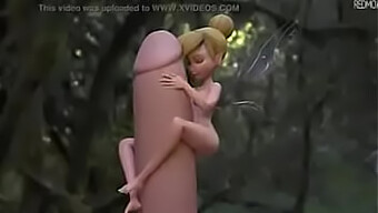 Tinker Bell Genießt Eine Wilde Fahrt Auf Einem Dicken Schaft In 3d Hentai