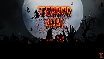 Halloween Night: Anal Terror With A Big Ass Teen